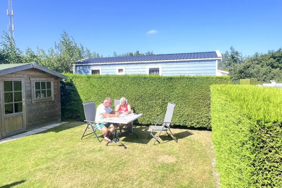 Coogherveld Camping Algemeen zitten voro chalet type 3